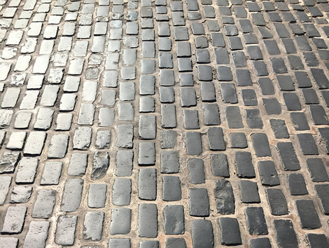Cobbled streets of York